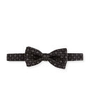 Micro Gancini Silk Bow Tie