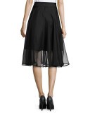 Silk Organza Circle Skirt