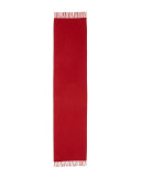 Sciarpa Grande Cashmere Fringe-Trim Scarf