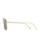 Wynwood II Round Mirrored Sunglasses