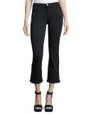 The Kick Mid-Rise Stretch-Denim Jeans, Tar