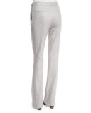 Sam Cashmere-Blend Flannel Trousers