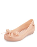 Ultragirl Bow Jelly Flat, Light Pink, Youth
