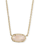 Elisa Rose Quartz Necklace