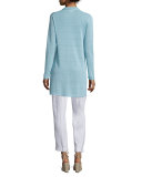 Fine Organic Linen Long Cardigan 