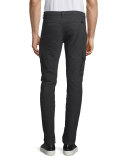 Keating Cotton-Stretch Flannel Cargo Pants, Charcoal