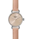 32mm Canfield Watch with Diamonds, Blush