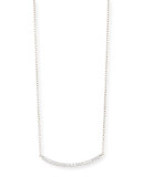 Pavé Crystal Bar Necklace