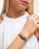 Magnipheasant Black Diamond Bracelet in 18K White Gold