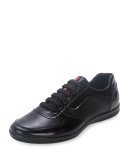 Offshore Leather Sneaker, Black