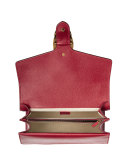 Dionysus Medium Raccoon-Embroidered Shoulder Bag, Red/Multi