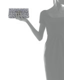 Gothisi Leopard Savage Clutch Bag, Silver/Black