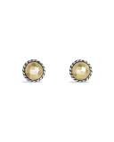 Chatelaine Stud Earrings with Gold