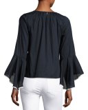 Segall Flared-Sleeve Top