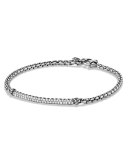 Metro Pavé Diamond Bar Bracelet