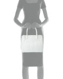 Crocodile Medium Double-Zip Tote Bag
