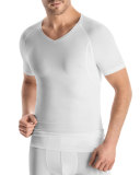 Urban Touch V-Neck Tee, White 