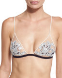 Moonlight Soft Triangle Bra, Dark Blue