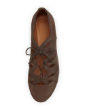 Nye Nubuck Lace-Up Wedge