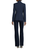 Thaisune Flare-Leg Trousers, Midnight Blue