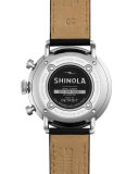 43mm Canfield Chronograph Watch, Black/White