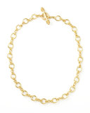 Riviera Gold 19k Link Necklace, 17"L