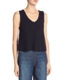 Boxy Cotton Rib Tank Top