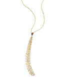 14k Long Blake Tassel Necklace