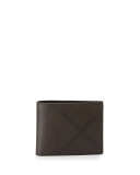 Smoke Check Hip-Fold Wallet, Chocolate/Black