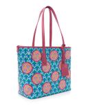 Little Marlborough Polka-Dot Iphis Tote Bag, Green