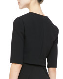 Gabardine Shrug, Black
