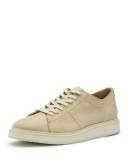 Men's Mercer Leather Low-Top Sneaker, White