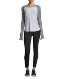 Motivation Long-Sleeve Training T-Shirt, TNF Light Gray Heather