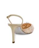 Crystal Lace 75mm Slingback Pump