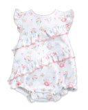 Owfully Cute Ruffle Bubble Playsuit, Pink, Size 3-18 Months