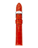 16mm Alligator Watch Strap, Orange