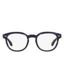 Sheldrake Square Optical Frames, Blue