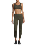 Dynamic Duo High-Rise Performance Leggings, Military Green