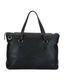 Baires Leather 24-Hour Bag, Black