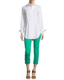 Joey Tailored Long-Sleeve Blouse 