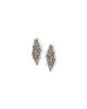 Brook Druzy Post Earrings