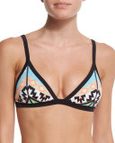 Kasbah Scuba Triangle Swim Top, Nectarine