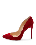 Pigalle Follies Suede Red Sole Pump