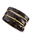 Makali Dark Horn Bangles, Set of 5