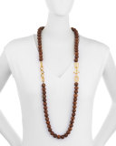 Timber Wooden Bead Necklace