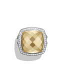 Albion Ring with Gold and Diamonds