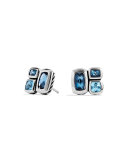 Confetti Topaz Stud Earrings