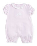 Pique Cottontails Pima Bubble Shortall, Pink, Size 0-18 Months