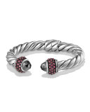 Osetra Hematine & Rhodolite Garnet Bracelet
