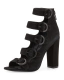 Evie Suede Multi-Buckle Sandal